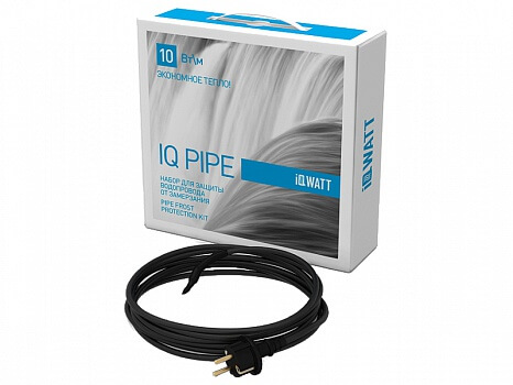 Готовый комплект для защиты трубопровода от замерзания IQWATT IQ PIPE 2 м