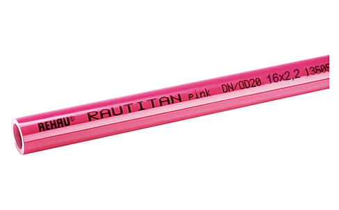 Rehau Rautitan pink (1 м) 32х4,4 мм труба из сшитого полиэтилена