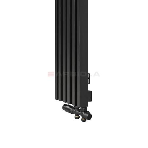 Arbiola Compact V 600-63-20 секции черный вертикальный радиатор c нижним подключением