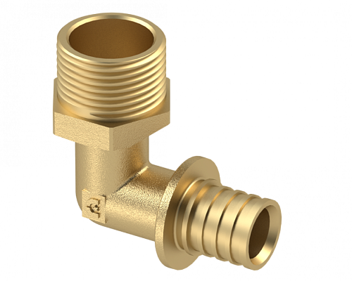 SPL Угольник НР 25х3/4 для труб из сшитого полиэтилена