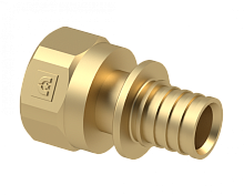 SPL Муфта переходная ВР 16х1/2 для труб из сшитого полиэтилена