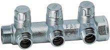 Far Запор. коллект. 1" (ВР-НР) с 3 отв. 1/2" НР. Трубная резьба евроконус. Far Запор. коллект. 1" (ВР-НР) с 3 отв. 1/2" НР. Трубная резьба евроконус.