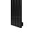 Arbiola Liner H 1200-36-15 секции черный вертикальный радиатор c боковым подключением