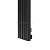 Arbiola Compact H 600-63-15 секции черный вертикальный радиатор c боковым подключением