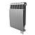 Royal Thermo Biliner 350 V Silver Satin / 4 секции Биметаллический радиатор с нижним правым подключением