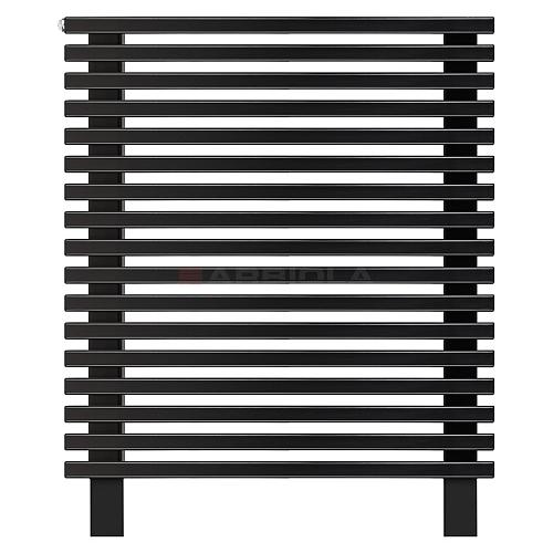 Arbiola Gorizont Compact HZ 750-63-17 секции черный горизонтальный радиатор c боковым подключением с ножками