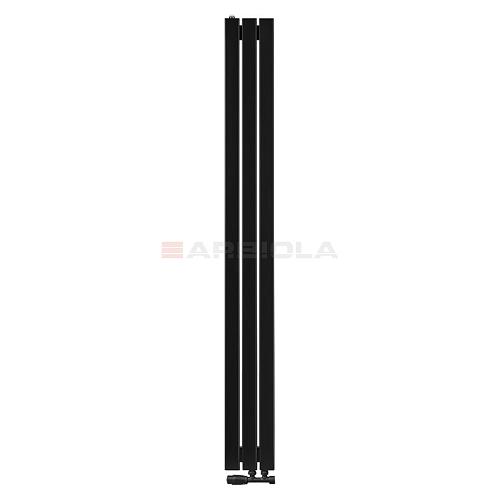 Arbiola Liner V 1500-36-03 секции черный вертикальный радиатор c нижним подключением
