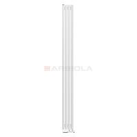 Arbiola Iris 42 V 2200-42-04 секции белый вертикальный радиатор c нижним подключением
