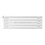 Arbiola Gorizont Iris H 750-42-05 секции белый горизонтальный радиатор c боковым подключением