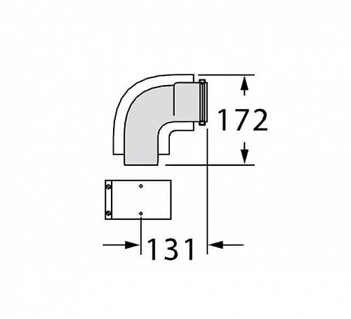 Vaillant Отвод 87, 60/100 РР