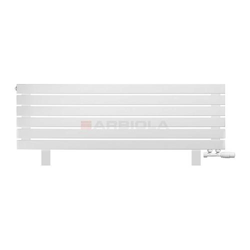 Arbiola Gorizont Liner VZ 1500-36-06 секции белый горизонтальный радиатор c нижним подключением с ножками