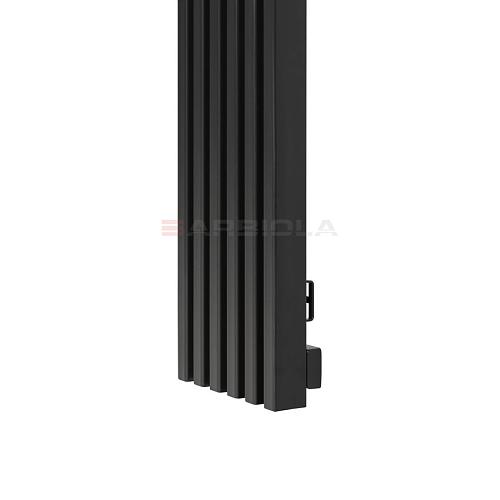 Arbiola Compact H 1500-63-09 секции черный вертикальный радиатор c боковым подключением
