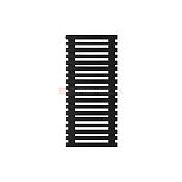 Arbiola Gorizont Ritmo H 500-40-18 секций чёрный горизонтальный  радиатор c боковым подключением