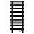 Arbiola Gorizont Compact VZ 600-63-21 секции черный горизонтальный радиатор c нижним подключением с ножками
