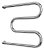 Terminus М-образный 1" 600х600 Водяной полотенцесушитель 