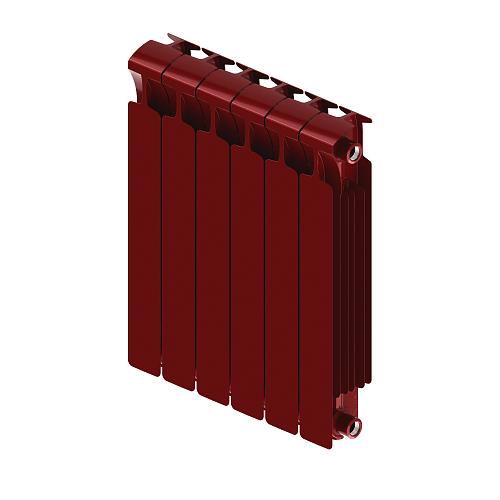 Rifar Monolit 500 06 секции Бордо биметаллический секционный радиатор