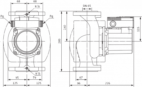 Wilo TOP-S 65/7 DM PN6/10 Циркуляционный насос фланцевый