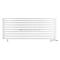 Arbiola Gorizont Ritmo VZ 1800-40-12 секций белый горизонтальный  радиатор c нижним подключением (на ножках)
