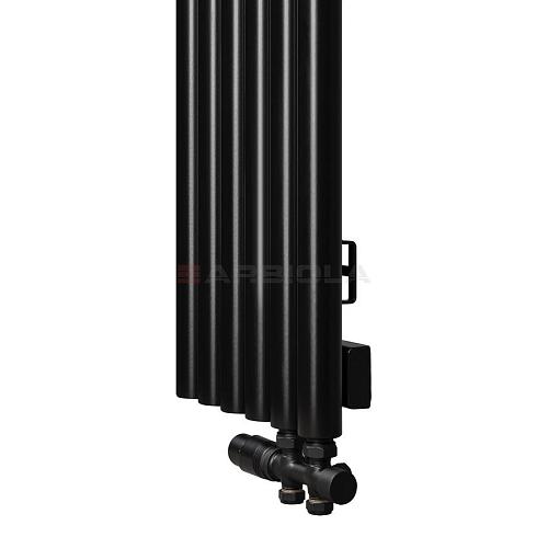 Arbiola Iris 42 V 2200-42-15 секции черный вертикальный радиатор c нижним подключением