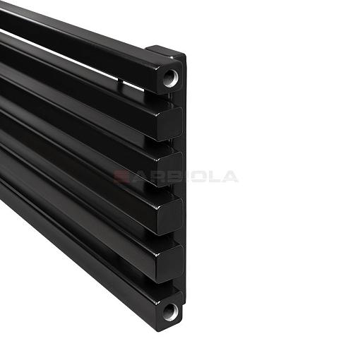 Arbiola Gorizont Ritmo H 700-40-05 секций чёрный горизонтальный  радиатор c боковым подключением