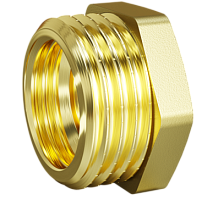 LD Pride Футорка DN50х40 (2" НР х 1 1/2" ВР) латунь