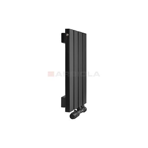Arbiola Liner V 600-36-10 секции черный вертикальный радиатор c нижним подключением