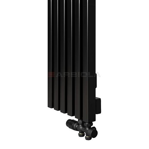  Arbiola Ritmo V 500-40-28 секции черный вертикальный радиатор c нижним подключением