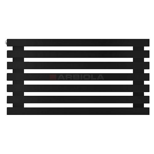 Arbiola Gorizont Ritmo H 750-40-07 секций чёрный горизонтальный  радиатор c боковым подключением