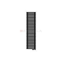 Arbiola Gorizont Ritmo V 500-40-33 секции чёрный горизонтальный радиатор c нижним подключением