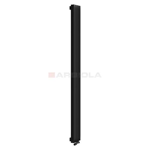 Arbiola Mono V 2000-60-10 секции черный вертикальный радиатор c нижним подключением