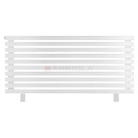 Arbiola Gorizont Ritmo HZ 1200-40-10 секций белый горизонтальный  радиатор c боковым подключением (на ножках)
