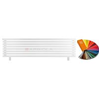Arbiola Gorizont Ritmo HZ 1500-40-08 секций цветной горизонтальный  радиатор c боковым подключением (на ножках)