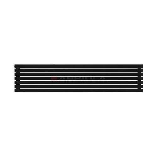 Arbiola Gorizont Liner H 2200-36-07 секции черный горизонтальный радиатор c боковым подключением