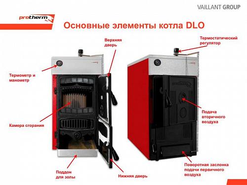 Protherm 50 DLO Бобер напольный твердотопливный котёл