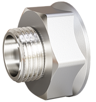 LD Pride Переход DN50х40 (2"ВР х 1 1/2"НР) латунь никель