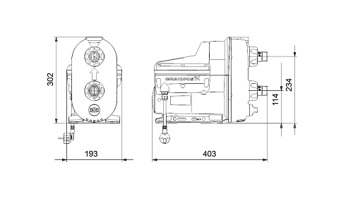 Grundfos Scala2 3-45  Насосная станция