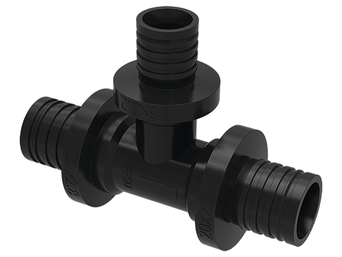 SPL Тройник 25х25х25 для труб из сшитого полиэтилена PEX PPSU