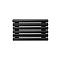Arbiola Gorizont Iris H 600-42-06 секции черный горизонтальный радиатор c боковым подключением