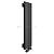 Arbiola Liner V 700-36-33 секции черный вертикальный радиатор c нижним подключением