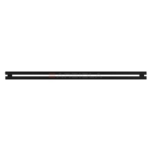 Arbiola Gorizont Ritmo H 2000-40-02 секции чёрный горизонтальный  радиатор c боковым подключением