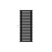 Arbiola Gorizont Ritmo H 500-40-21 секция чёрный горизонтальный  радиатор c боковым подключением