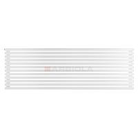 Arbiola Gorizont Ritmo H 2200-40-12 секций белый горизонтальный  радиатор c боковым подключением