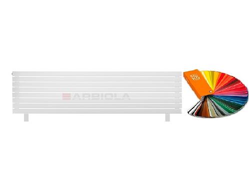 Arbiola Gorizont Liner HZ 2200-36-08 секции цветной горизонтальный радиатор c боковым подключением с ножками