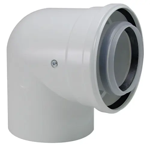 Vaillant Отвод 87° с ревизионным отверстием 80/125мм РР