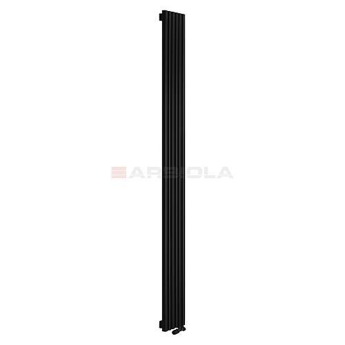 Arbiola Ritmo V 1500-40-15 секции черный вертикальный радиатор c нижним подключением