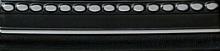 Tagina Fleur Deco Bordo punti rilievo argento Black 7×30 см Бордюр