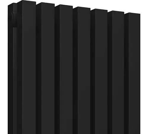 КЗТО QUADRUM 30 V 1-1750-12 R RALTP26X-M215249005 Радиатор (структурный шелк черный) с нижним подключением