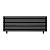 Arbiola Gorizont Liner HZ 2200-36-11 секции черный горизонтальный радиатор c боковым подключением с ножками