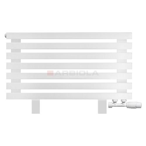 Arbiola Gorizont Ritmo VZ 700-40-07 секций белый горизонтальный  радиатор c нижним подключением (на ножках)