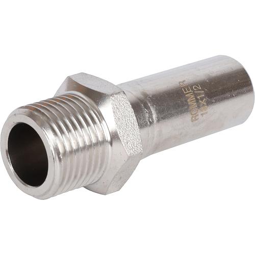 ROMMER Вставка переходная НПр-НР 18х1/2 из нержавеющей стали прессовой, арт. RSS-0024-001812